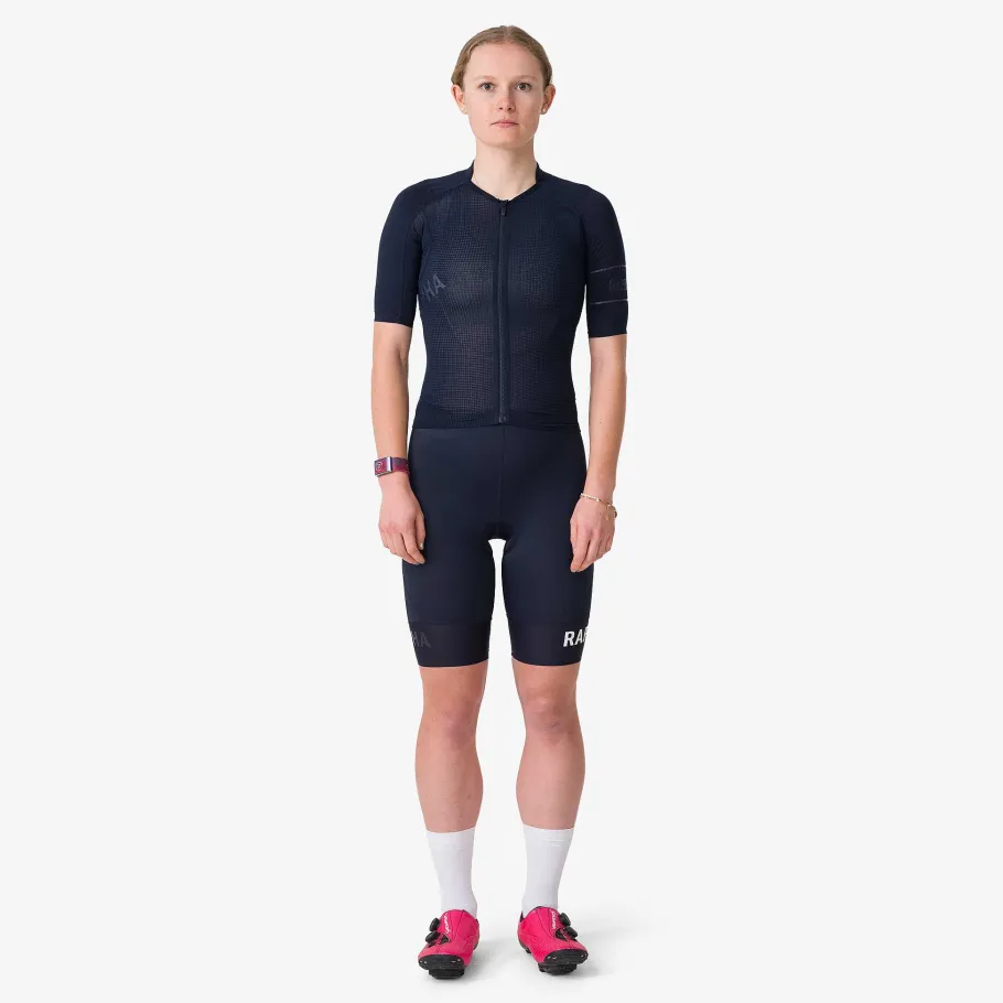 Cheap Rapha Women'S Pro Team Lightweight Jersey Dark Navy/Black