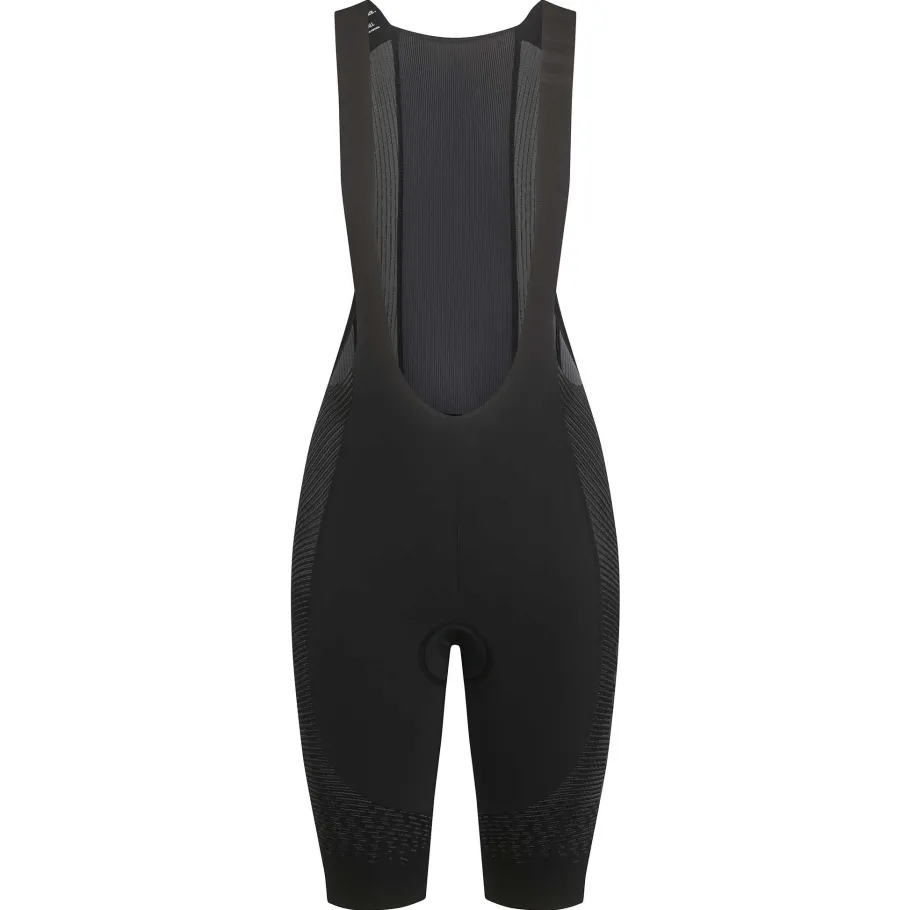 New Rapha Women'S Pro Team Powerweave Bib Shorts Black