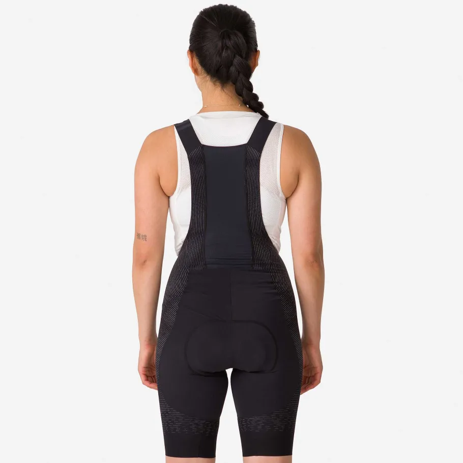 New Rapha Women'S Pro Team Powerweave Bib Shorts Black