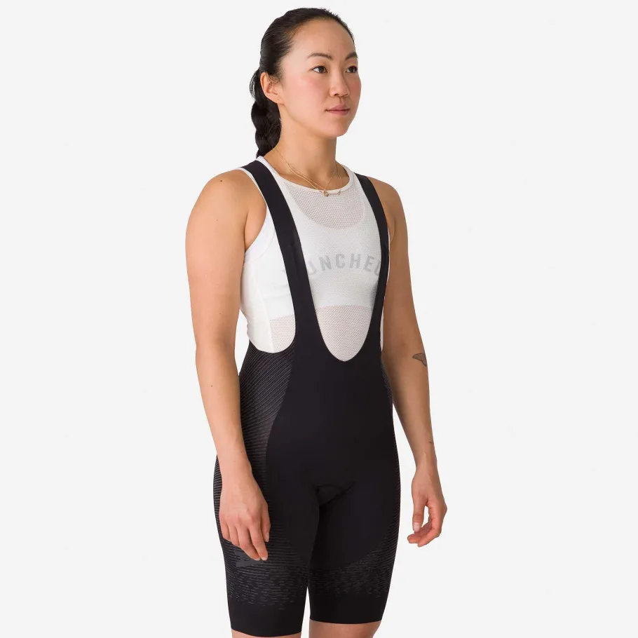 New Rapha Women'S Pro Team Powerweave Bib Shorts Black