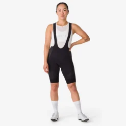 New Rapha Women'S Pro Team Powerweave Bib Shorts Black