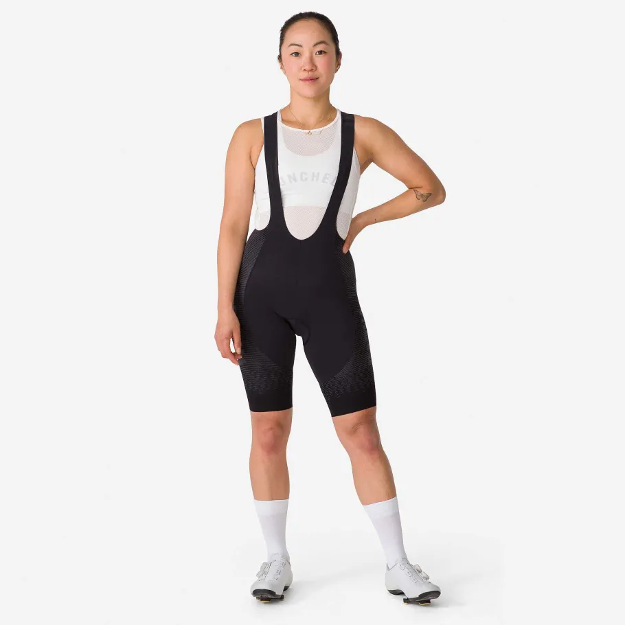 New Rapha Women'S Pro Team Powerweave Bib Shorts Black
