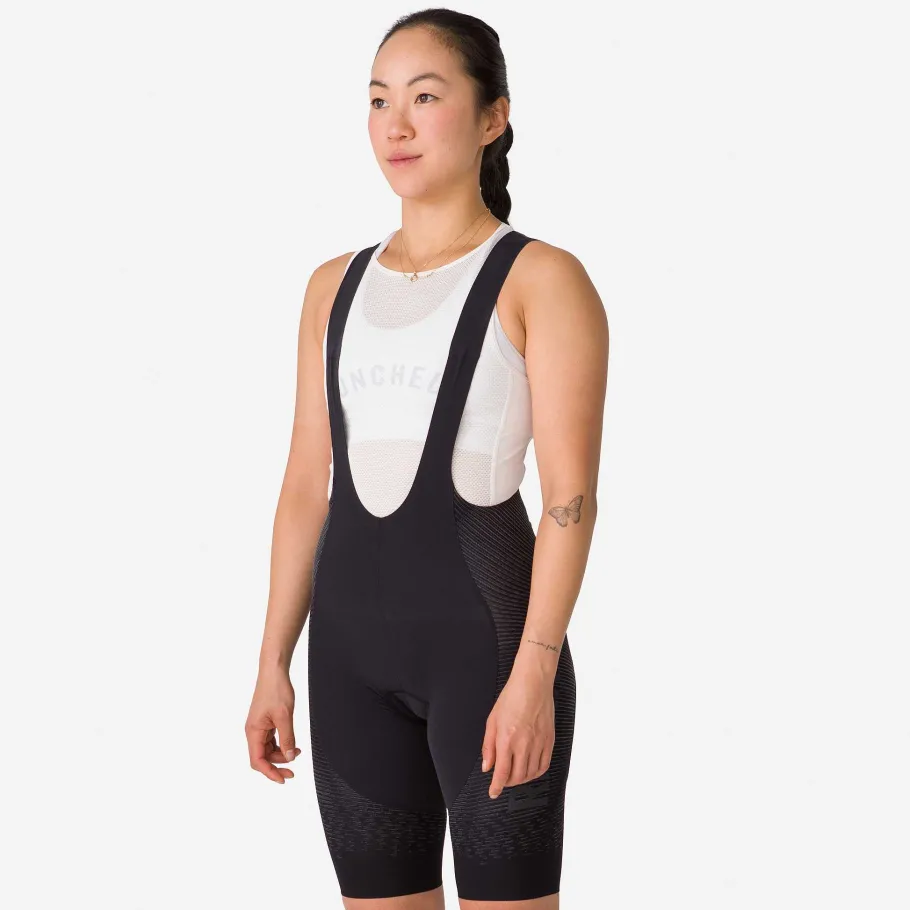 New Rapha Women'S Pro Team Powerweave Bib Shorts Black