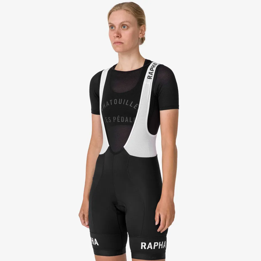 Flash Sale Rapha Women'S Pro Team Training Bib Shorts Black/White