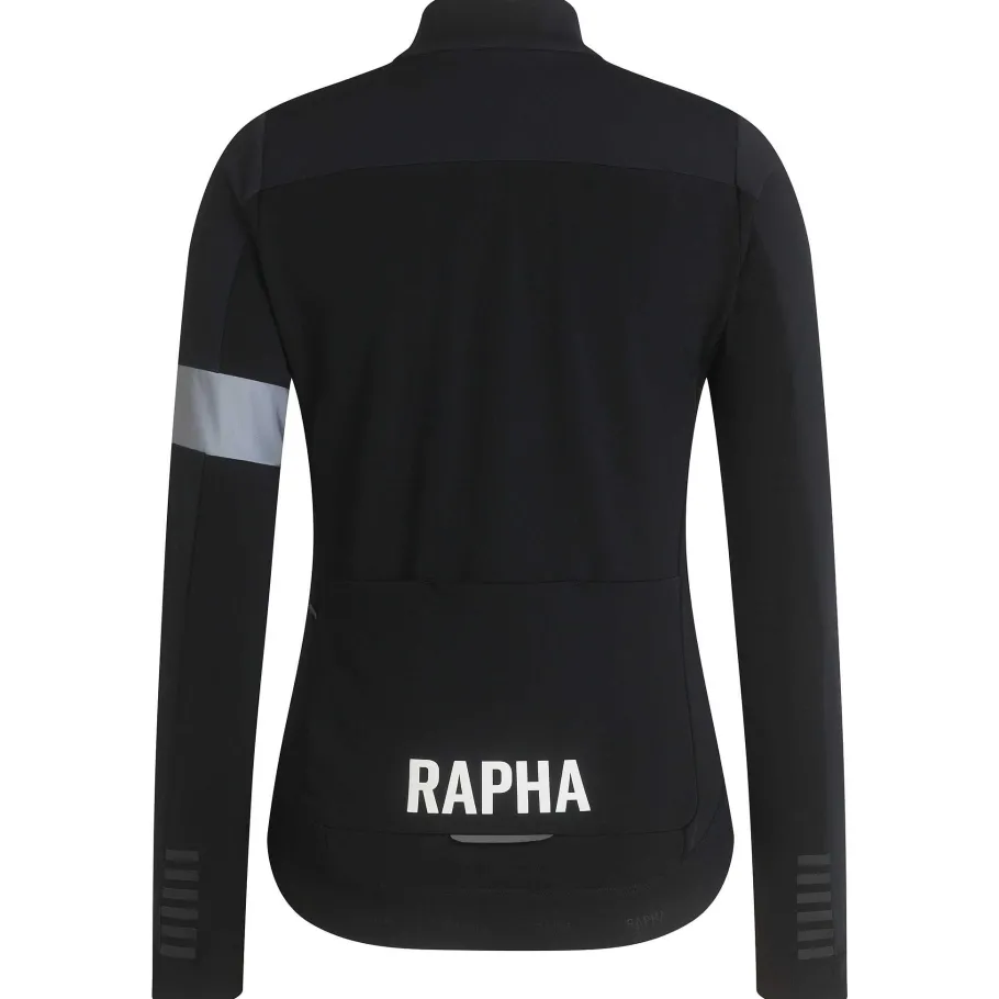 Clearance Rapha Women'S Pro Team Winter Jacket Black/White