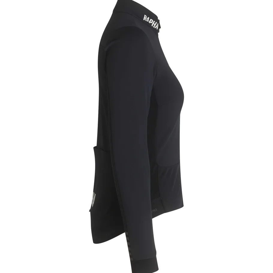 Clearance Rapha Women'S Pro Team Winter Jacket Black/White