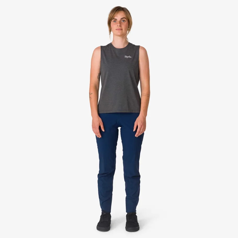 Discount Rapha Women'S Trail Tank Black/Light Grey