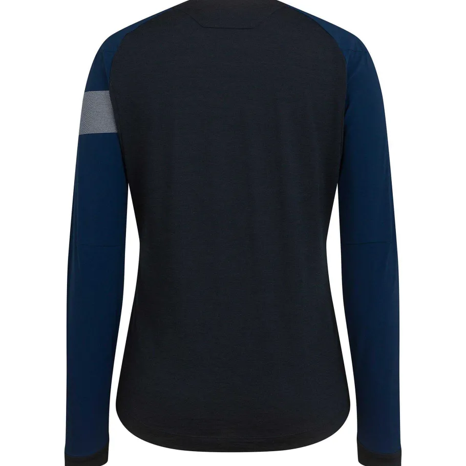 Hot Rapha Women'S Trail Windblock Jersey Black/Light Grey/Navy